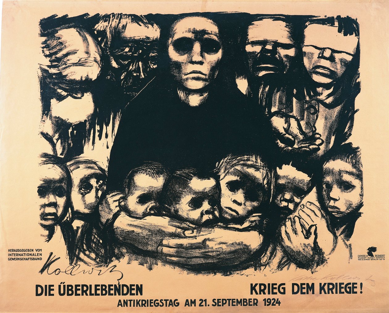 Poster for Antiwar Day by Käthe Kollwitz