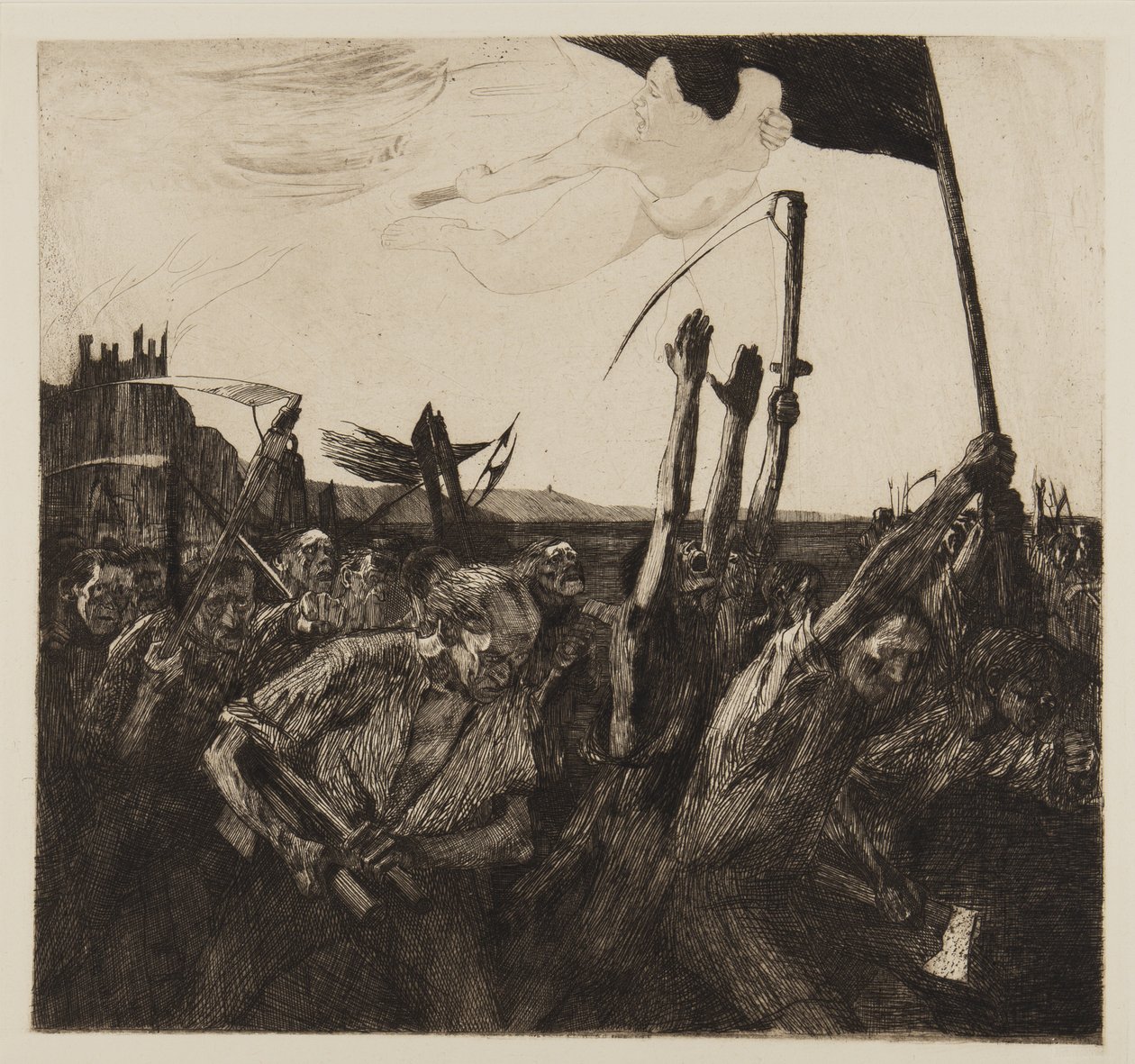 Uprising, 1899 by Käthe Kollwitz