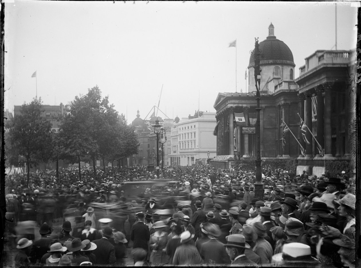Trafalgar Square, St James, City Of Westminster, London, 28/06/1919 by Katherine Jean Macfee
