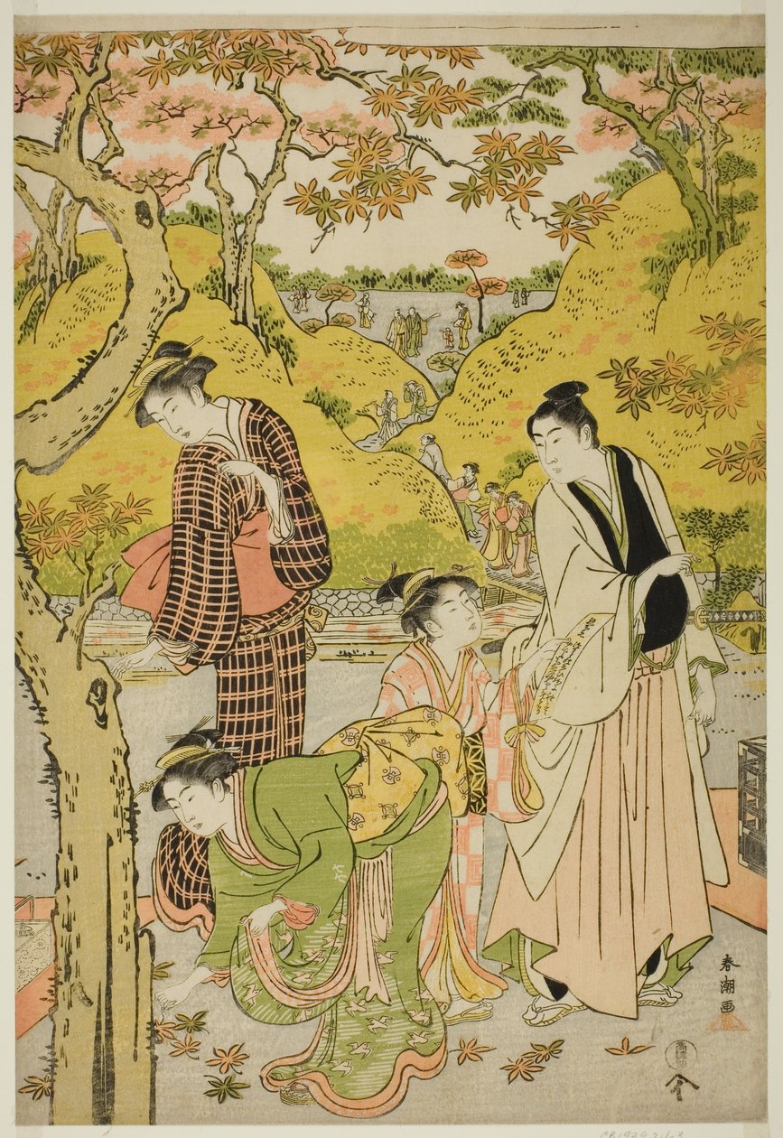 Picnic in Autumn by Katsukawa Shuncho