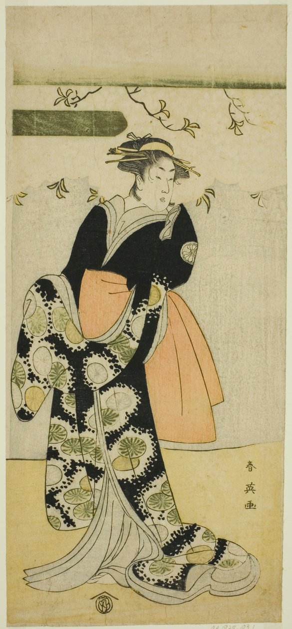 The Actor Segawa Kikunojo III in an Unidentified Role by Katsukawa Shun
