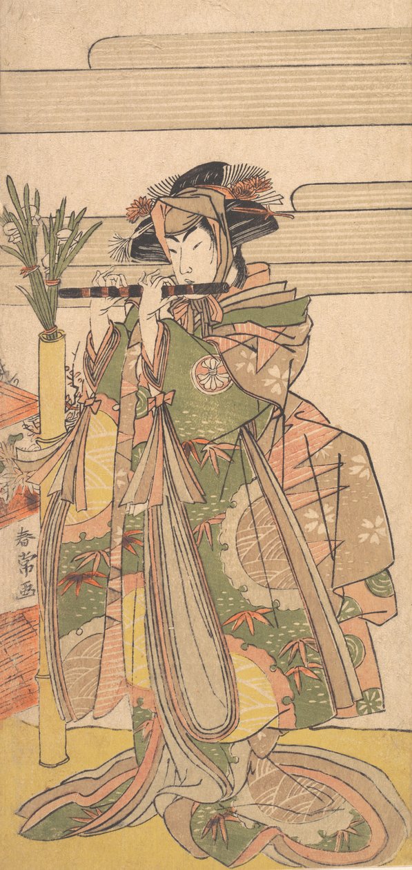The Third Segawa Kikunojo as a Woman by Katsukawa Shunjo