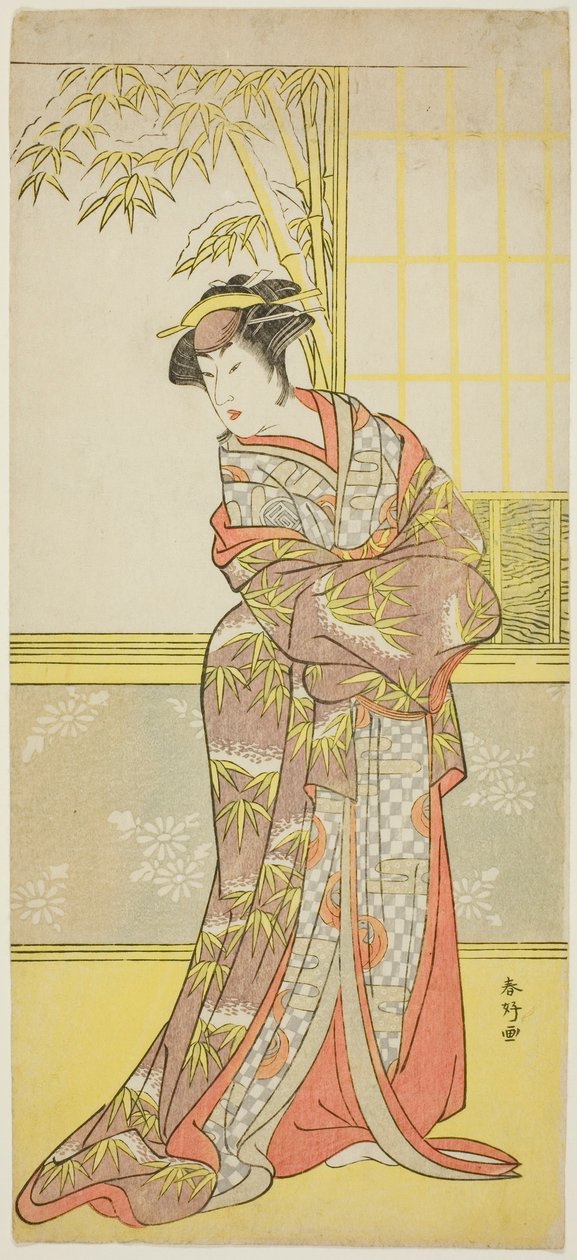 Actor Sanogawa Ichimatsu III Possibly as Masago Gozen in "A Courtesan