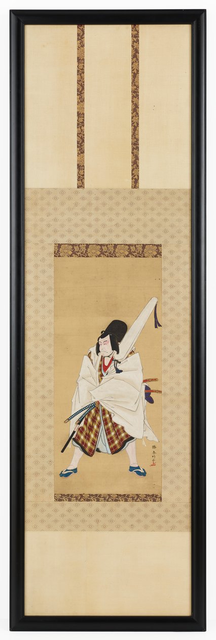 The Actor Ichikawa Ebizo III as Matsuomaru in the play Sugawara and the Secrets of Calligraphy, 18th century by Katsukawa Shunko