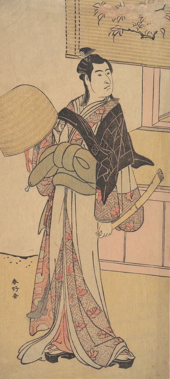The Third Sawamura Sojuro in the Role of Shirai Gonpachi, 2nd month, 1788 by Katsukawa Shunko