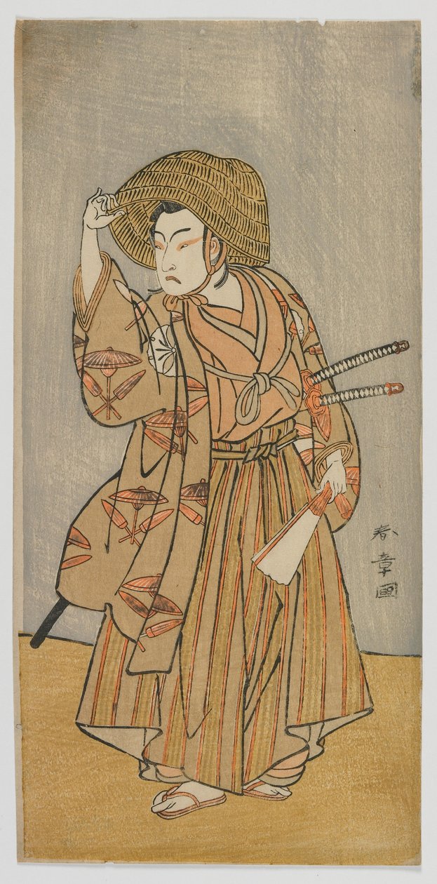 The Actor Matsumoto Koshiro IV as Nagoya Sanzaburo, Edo period by Katsukawa Shunsho