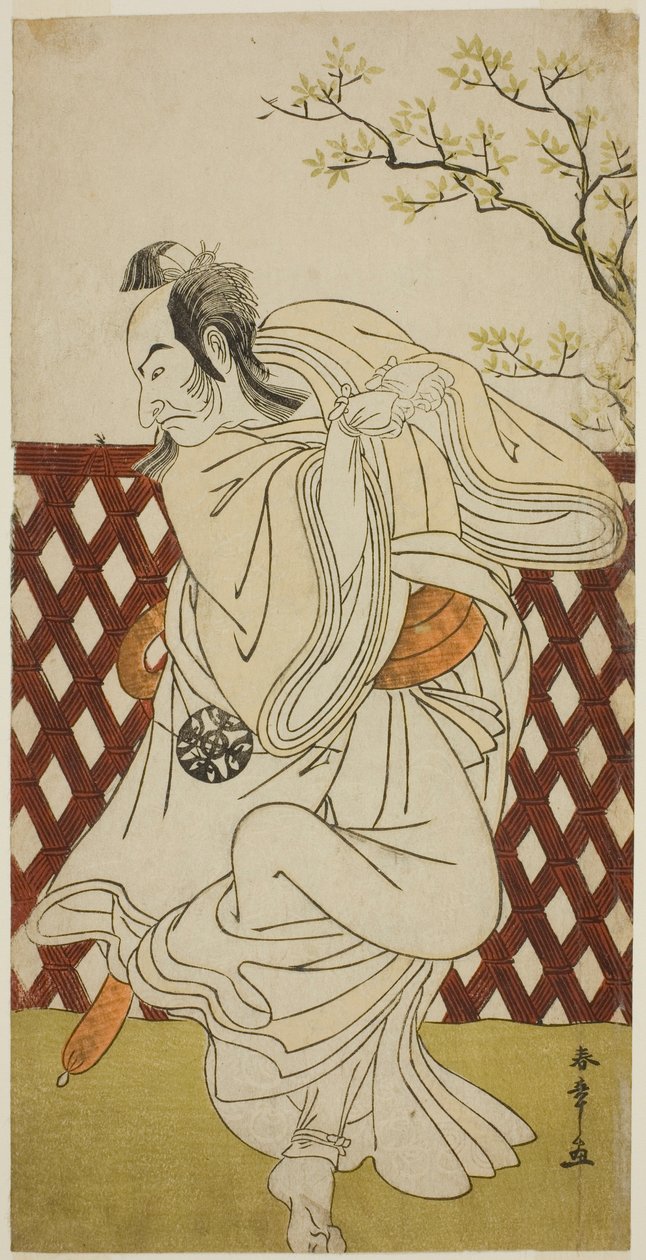 The Actor Nakamura Nakazo I as Sakon-gitsune in the Play Hana-zumo Genji Hiiki by Katsukawa Shunsho