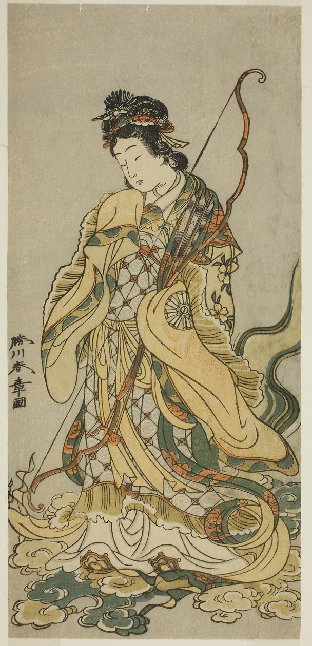 The Actor Nakamura Noshio I as the Goddess Benzaiten of Enoshima in the Play 