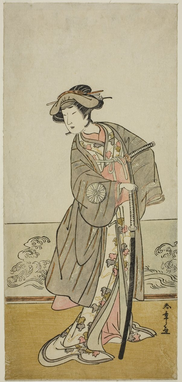 The Actor Nakamura Tomijuro I as Lady Hangaku in the Play Wada-gassen Onna Maizuru by Katsukawa Shunsho