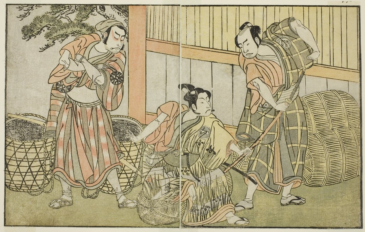 The Play Kuni no Hana Ono no Itsumoji, Performed at the Nakamura Theater by Katsukawa Shunsho