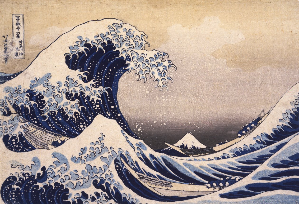 Thirty-Six Views of Mount Fuji: The Great Wave Off the Coast of Kanagawa by Katsushika Hokusai