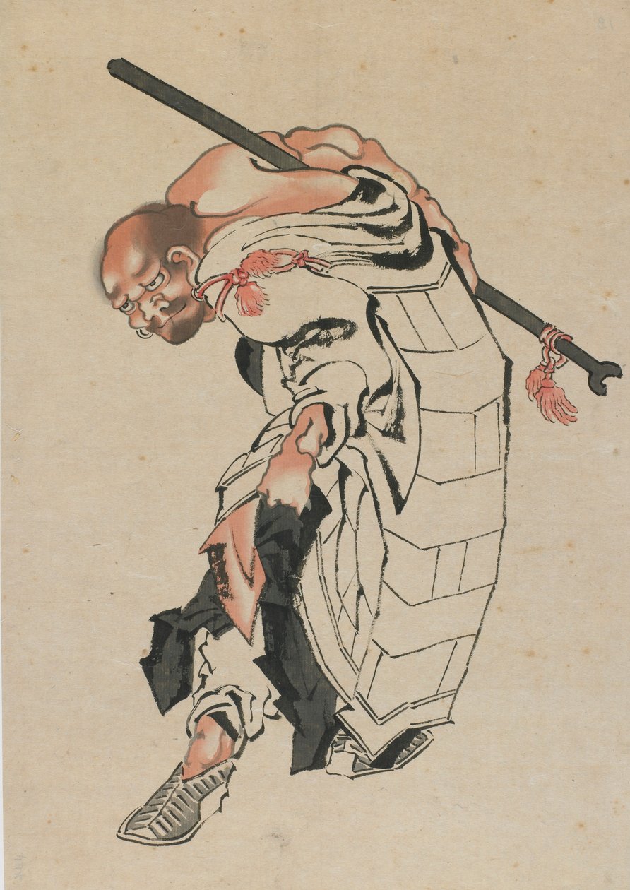 Buddhist Figure, late 18th-early 19th century by Katsushika Hokusai