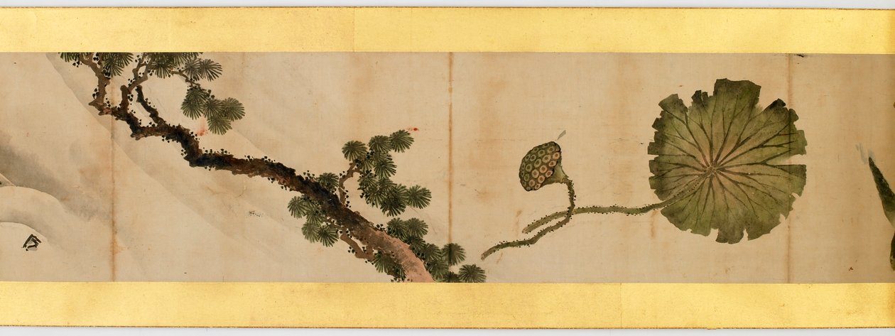 Detail of Handscroll with Miscellaneous Images, Edo Period, 1839 by Katsushika Hokusai