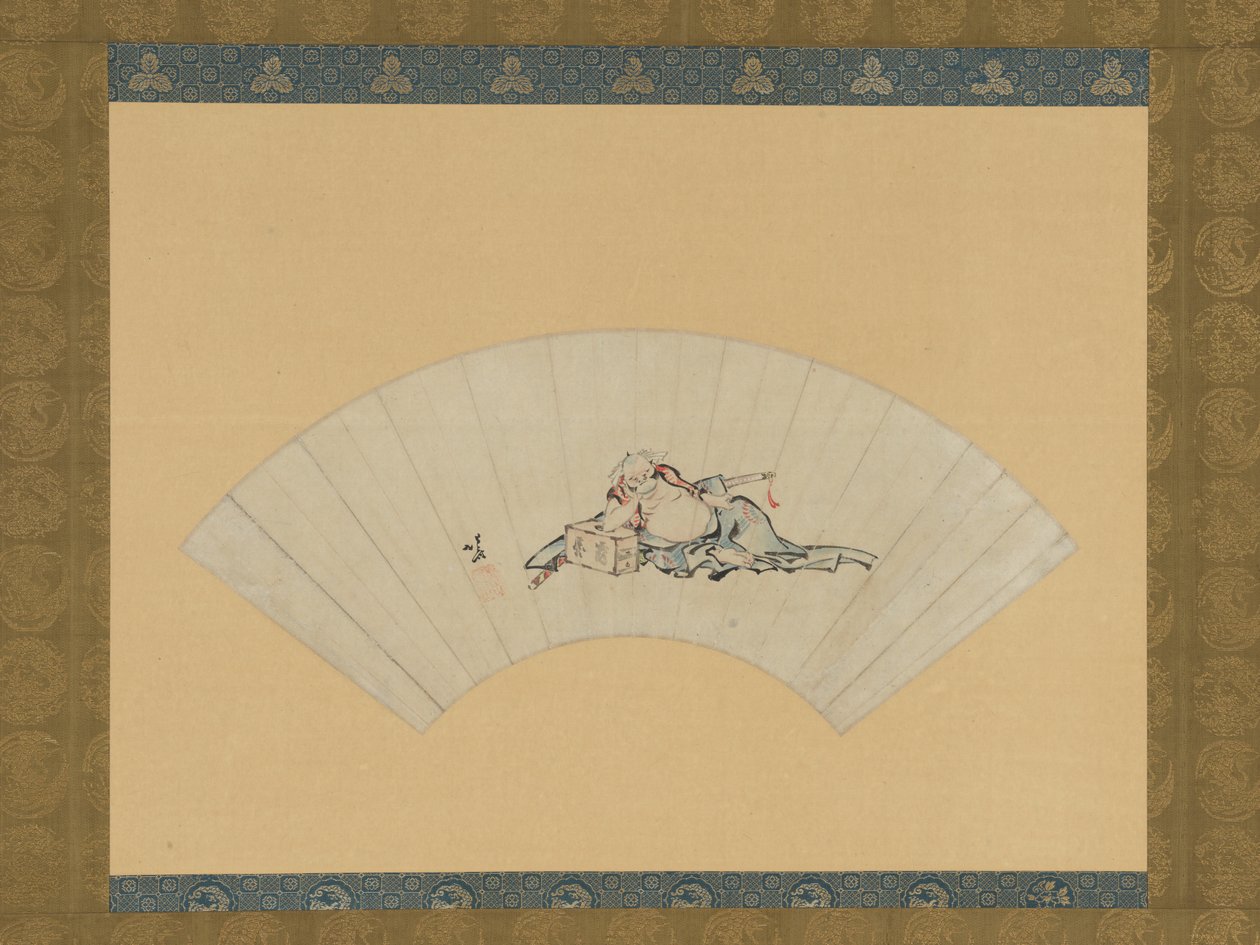 Drunken Asaina by Katsushika Hokusai