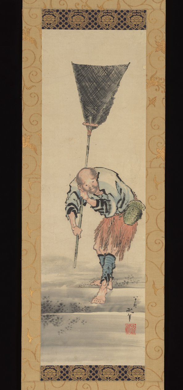 Fisherman by Katsushika Hokusai
