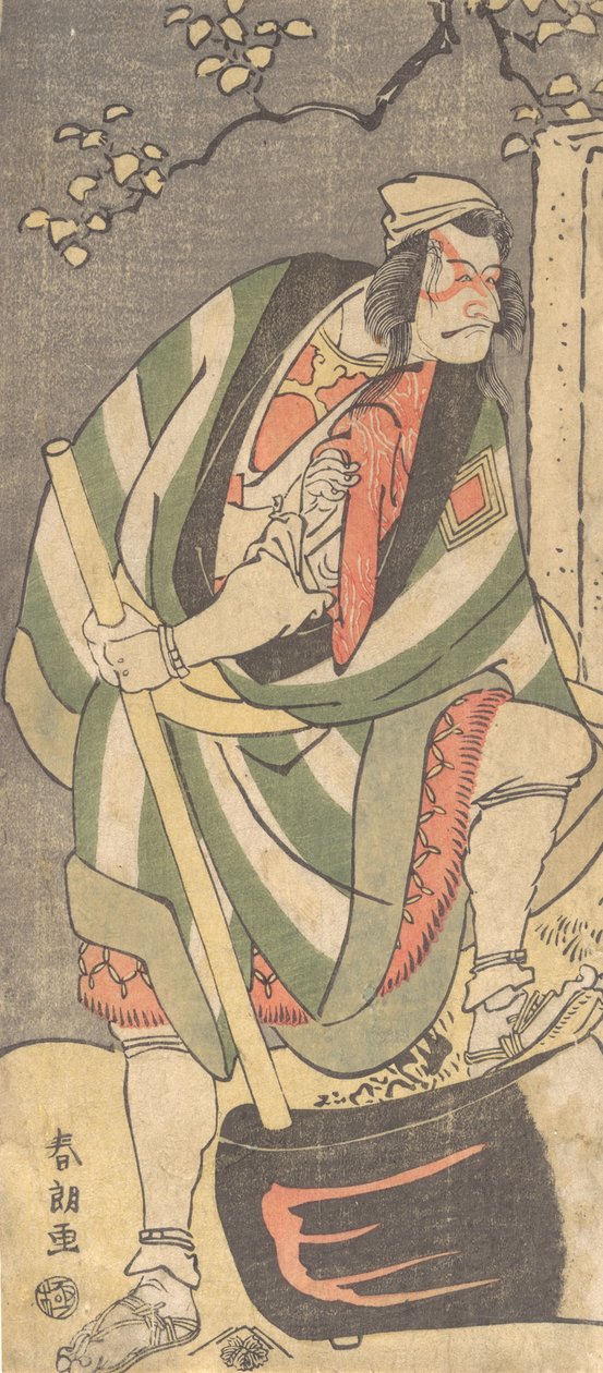 Ichikawa Ebizo Danjuro V in the Role of Mongaku Shonin Disguised as Yamagatsu, 1781-1801 by Katsushika Hokusai