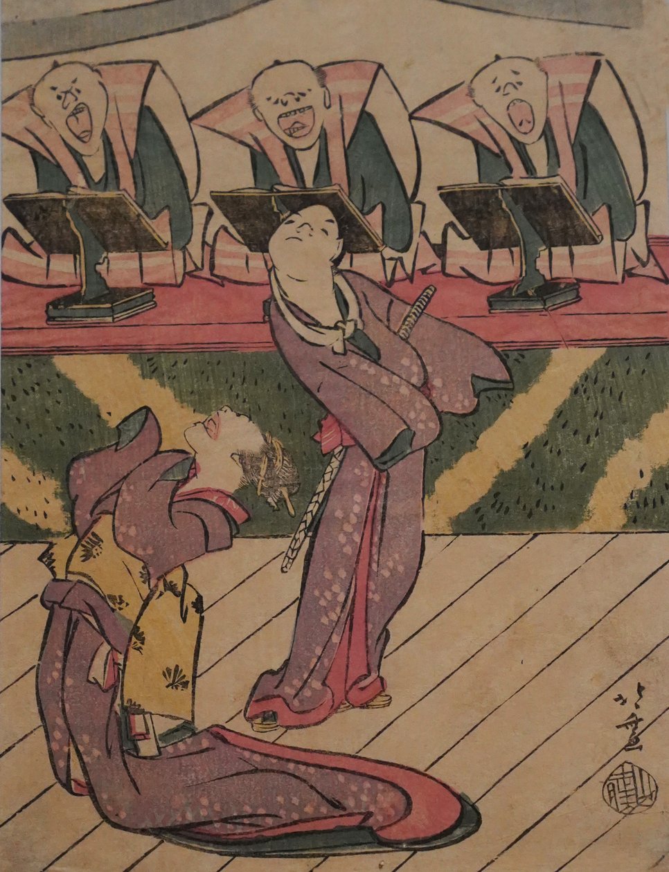 Kabuki Stage, c. 1811-13 by Katsushika Hokusai
