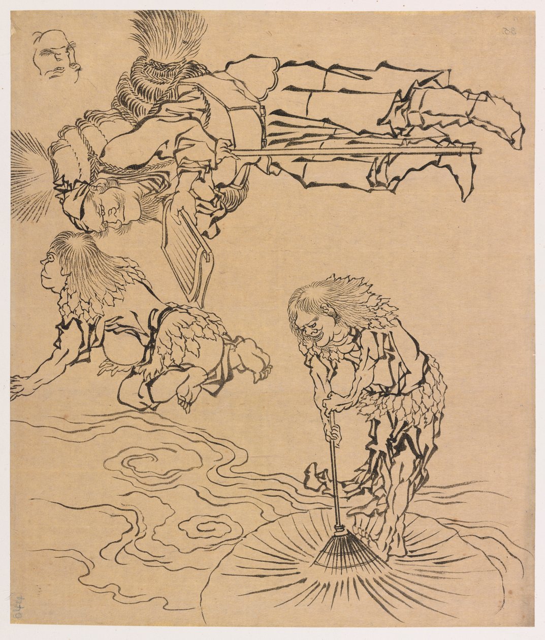 Legendary Beings, late 18th-early 19th century by Katsushika Hokusai