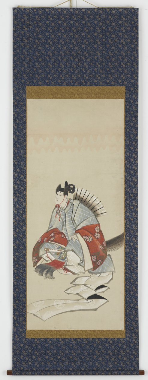 Six Immortals of Poetry: Ariwara no Narihara by Katsushika Hokusai
