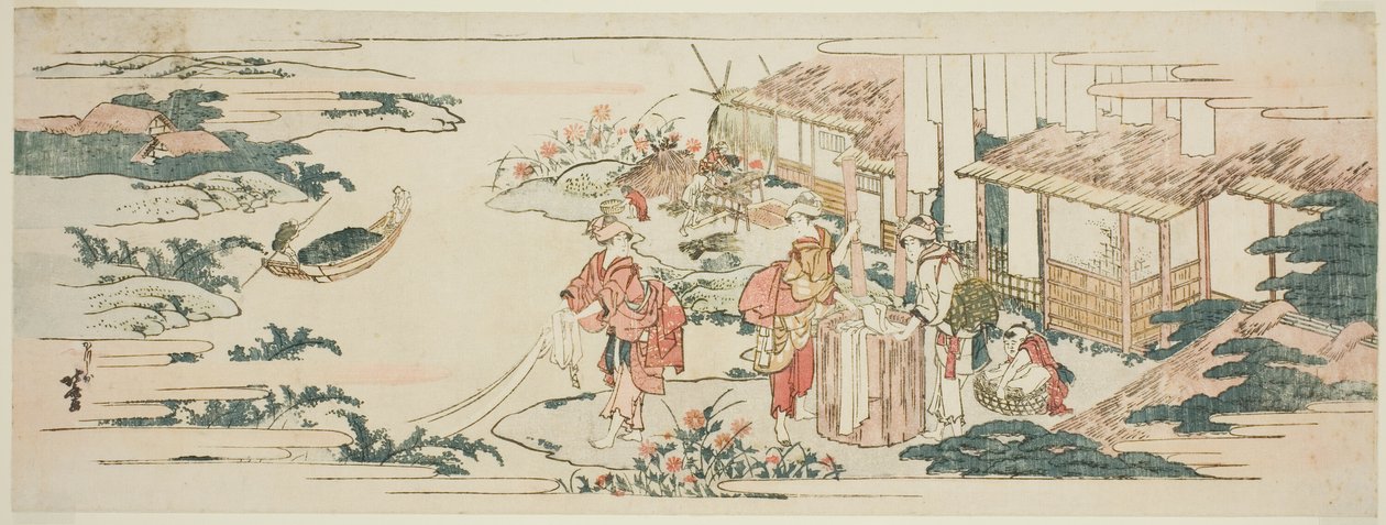 The Chofu Jewel River, one of the Six Jewel Rivers by Katsushika Hokusai