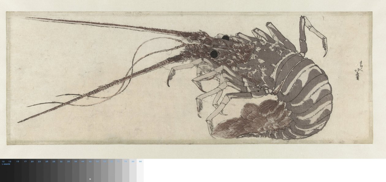 The Lobster by Katsushika Hokusai