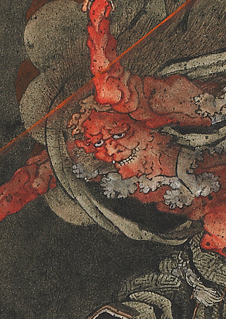 Thunder God, Edo Period by Katsushika Hokusai