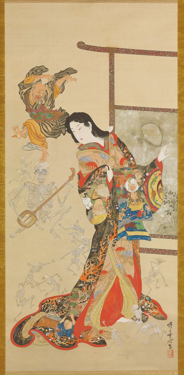 Jigoku Dayu by Kawanabe Kyosai