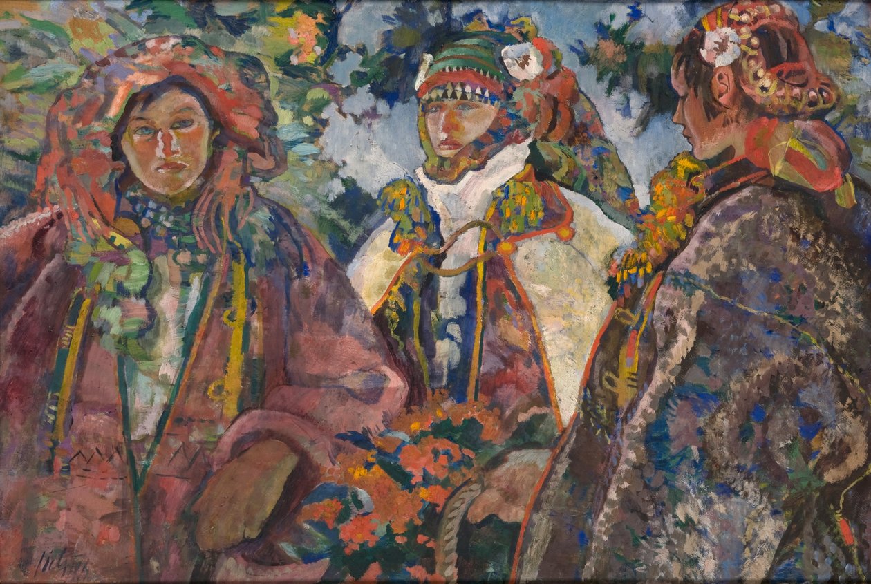 Hutsul Wedding by Kazimierz Sichulski