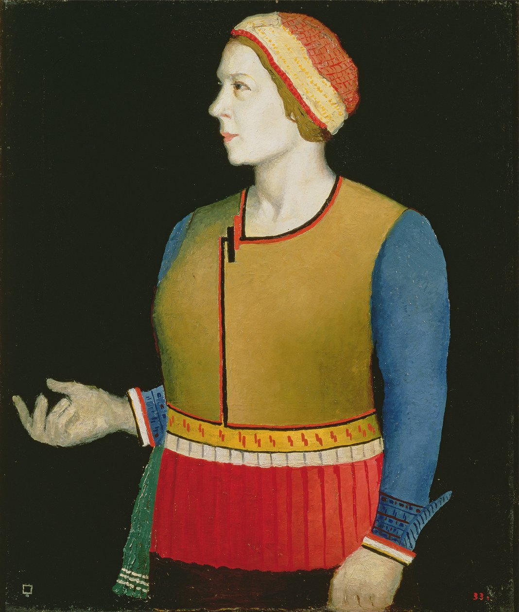Portrait of Natalya Andreevna Malevich, the Artist