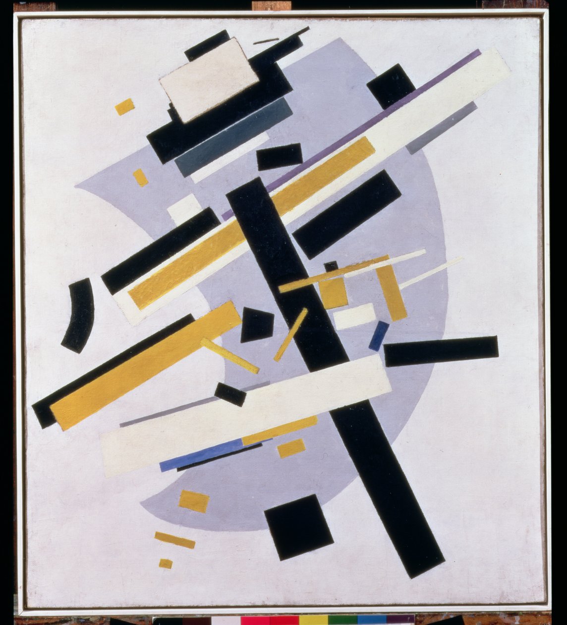 Supremus No. 58 Dynamic Composition in Yellow and Black, 1916 by Kazimir Severinovich Malevich