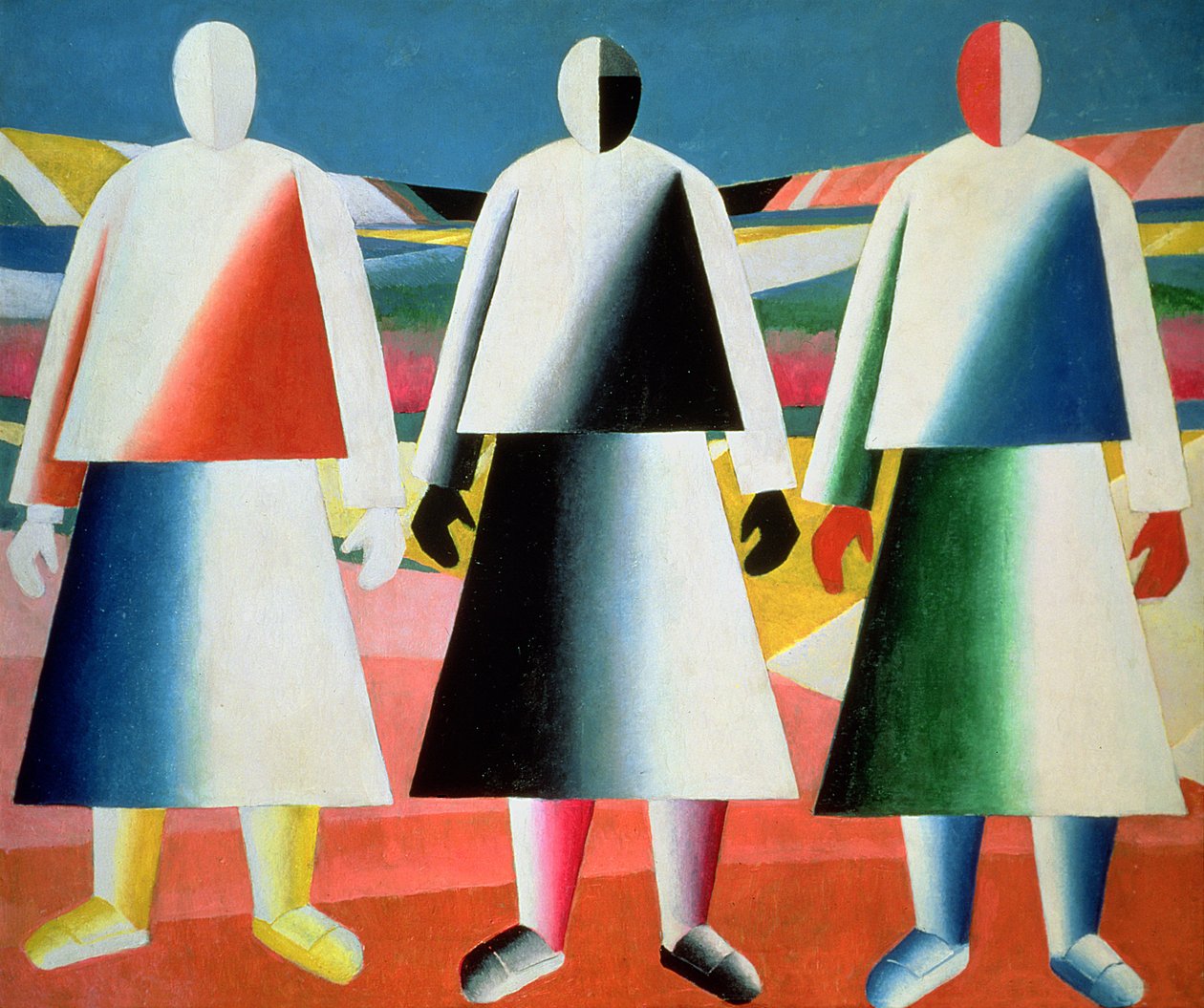 Young Girls in a Field, 1928-32 by Kazimir Severinovich Malevich