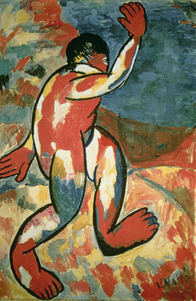 A Bather, 1911 by Kazimir Severinovich Malevich