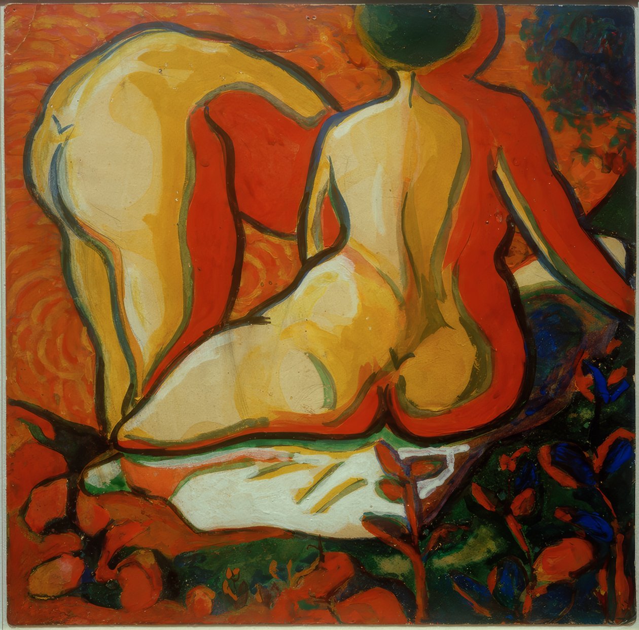 Bather Seen from Behind by Kazimir Severinovich Malevich