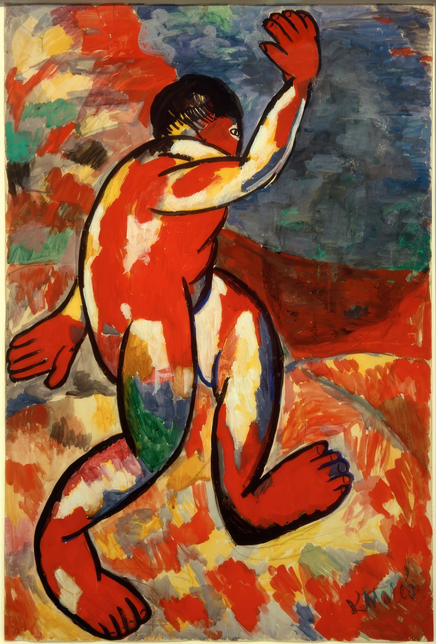 Bather by Kazimir Severinovich Malevich