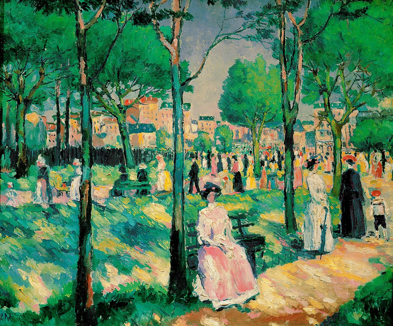 On the Boulevard by Kazimir Severinovich Malevich