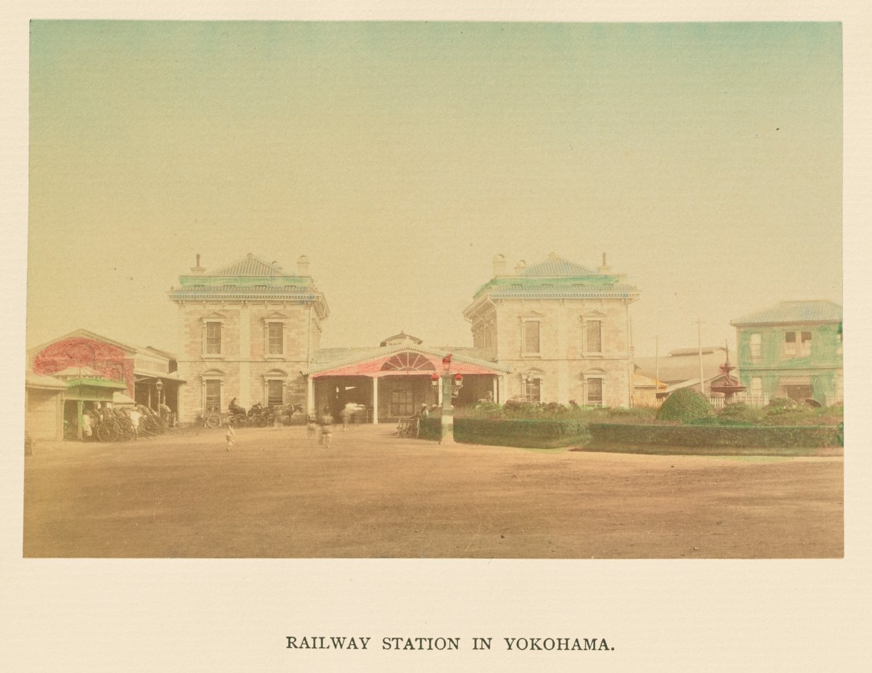 Railway Station in Yokohama by Kazumasa Ogawa