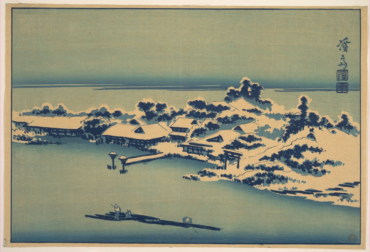 Winter Landscape by Keisai Eisen