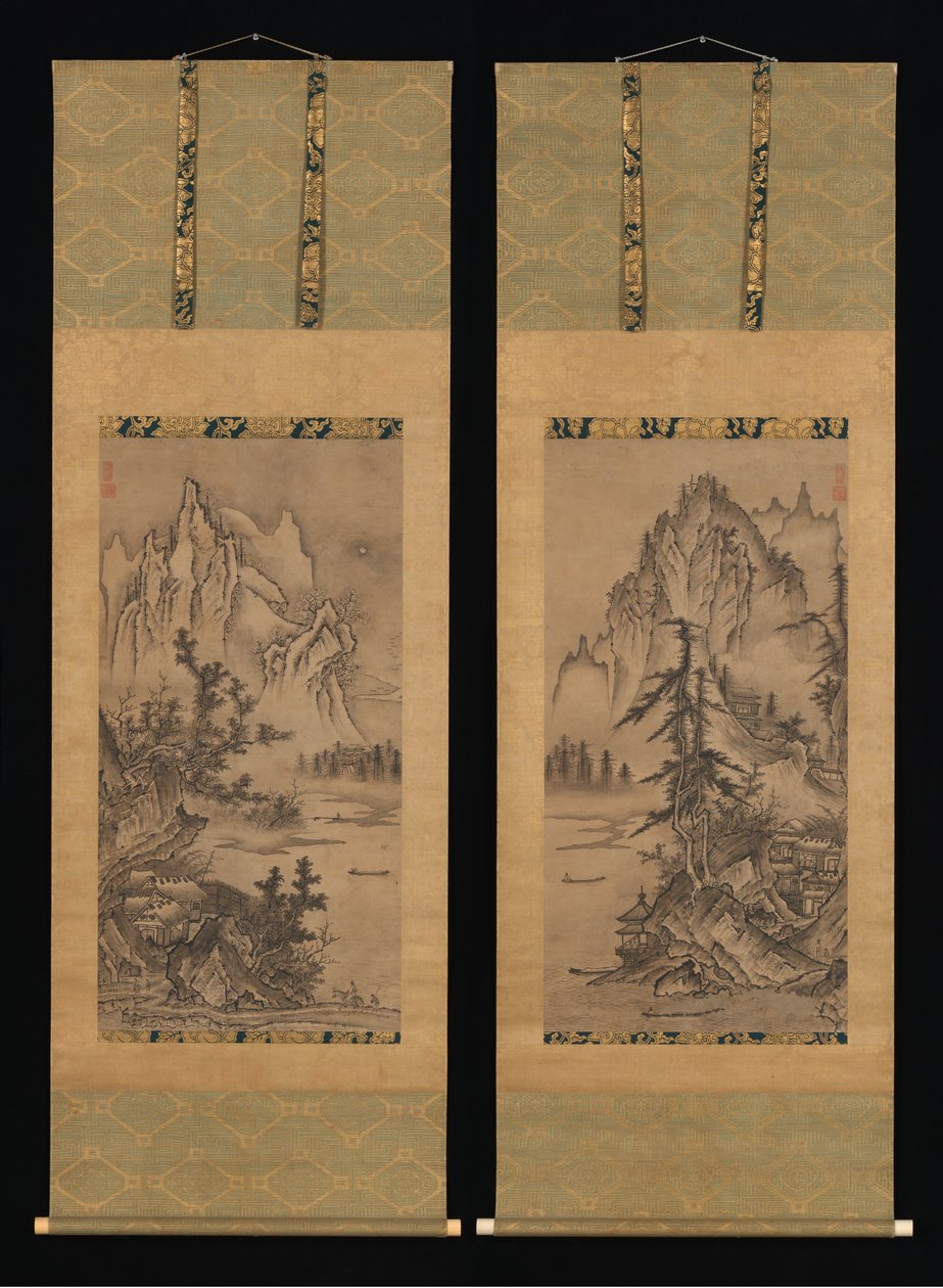 Landscapes of the Four Seasons, late 15th-early 16th century by Keison