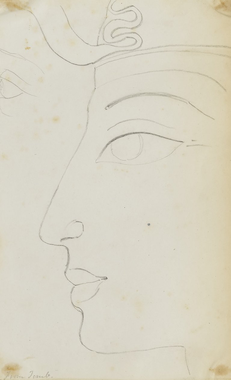 Head from Tomb, Egypt by Kellogg, Miner Kilbourne