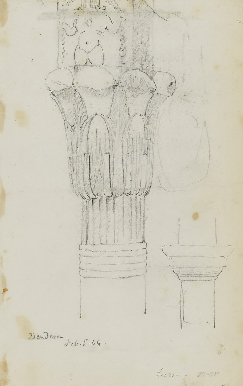 Dendera, February 5, 1844 by Kellogg, Miner Kilbourne