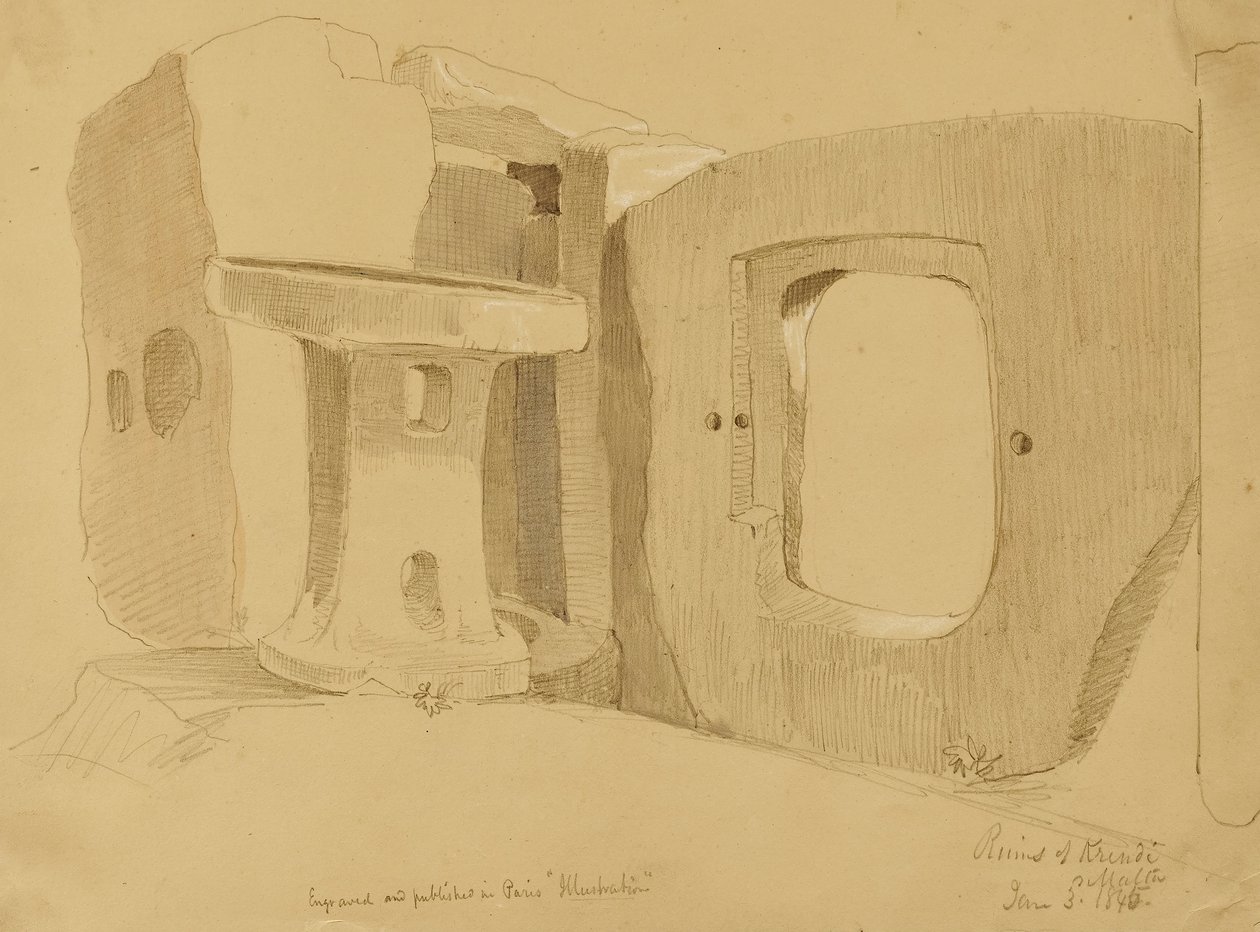 Ruins, Krindi, Malta by Kellogg, Miner Kilbourne