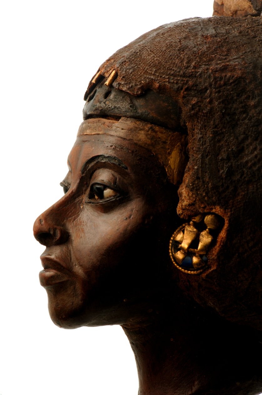 Berlin Museum, Nubian Pharaohs, Tiye figure, wife of Amenhotep III by Kenneth Garrett