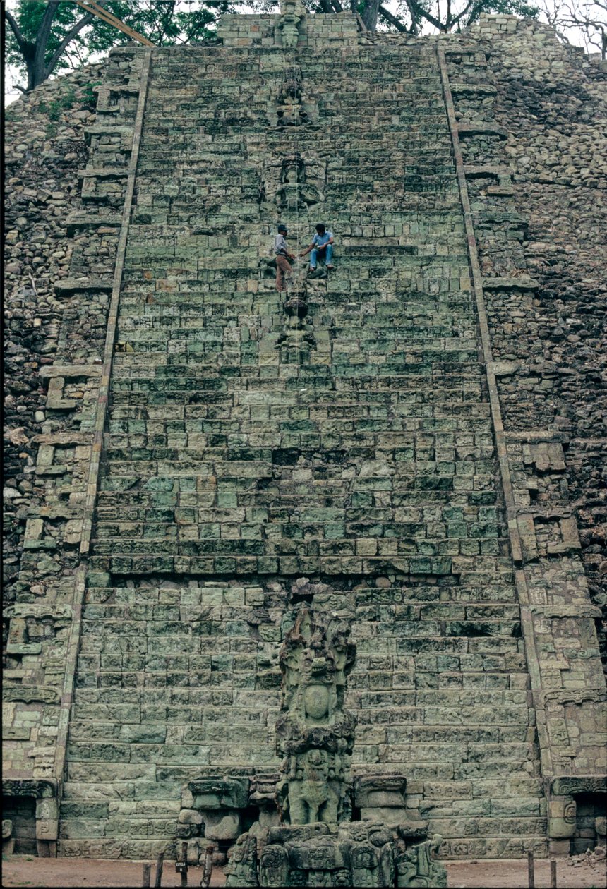 Copan, Hieroglyphic Staircase, Temple 26, Maya, Honduras, La Ruta Maya by Kenneth Garrett