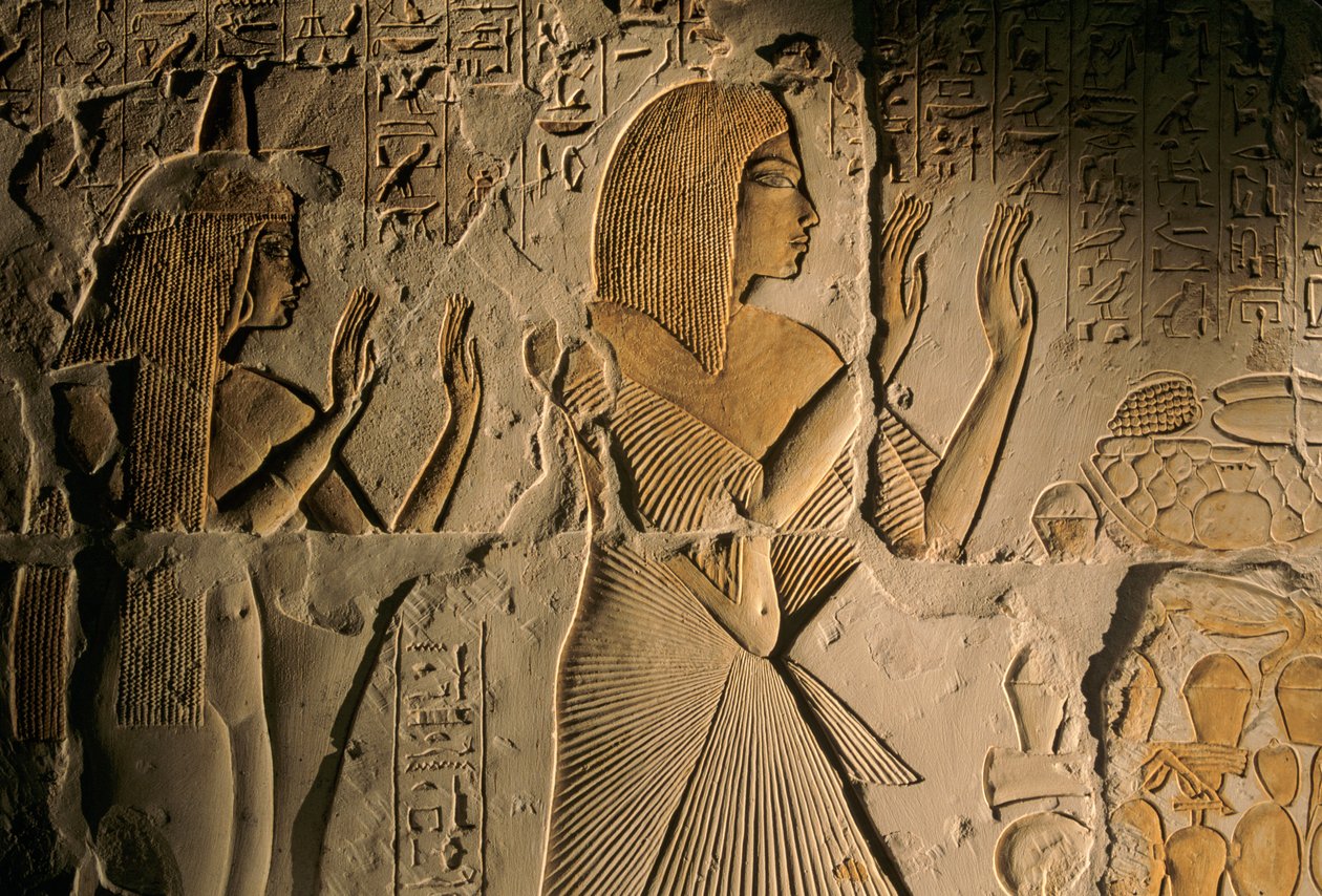 Egypt; Amarna; Archaeology; 18th Dynasty; Tomb of Maya, Saqqara, New Kingdom by Kenneth Garrett