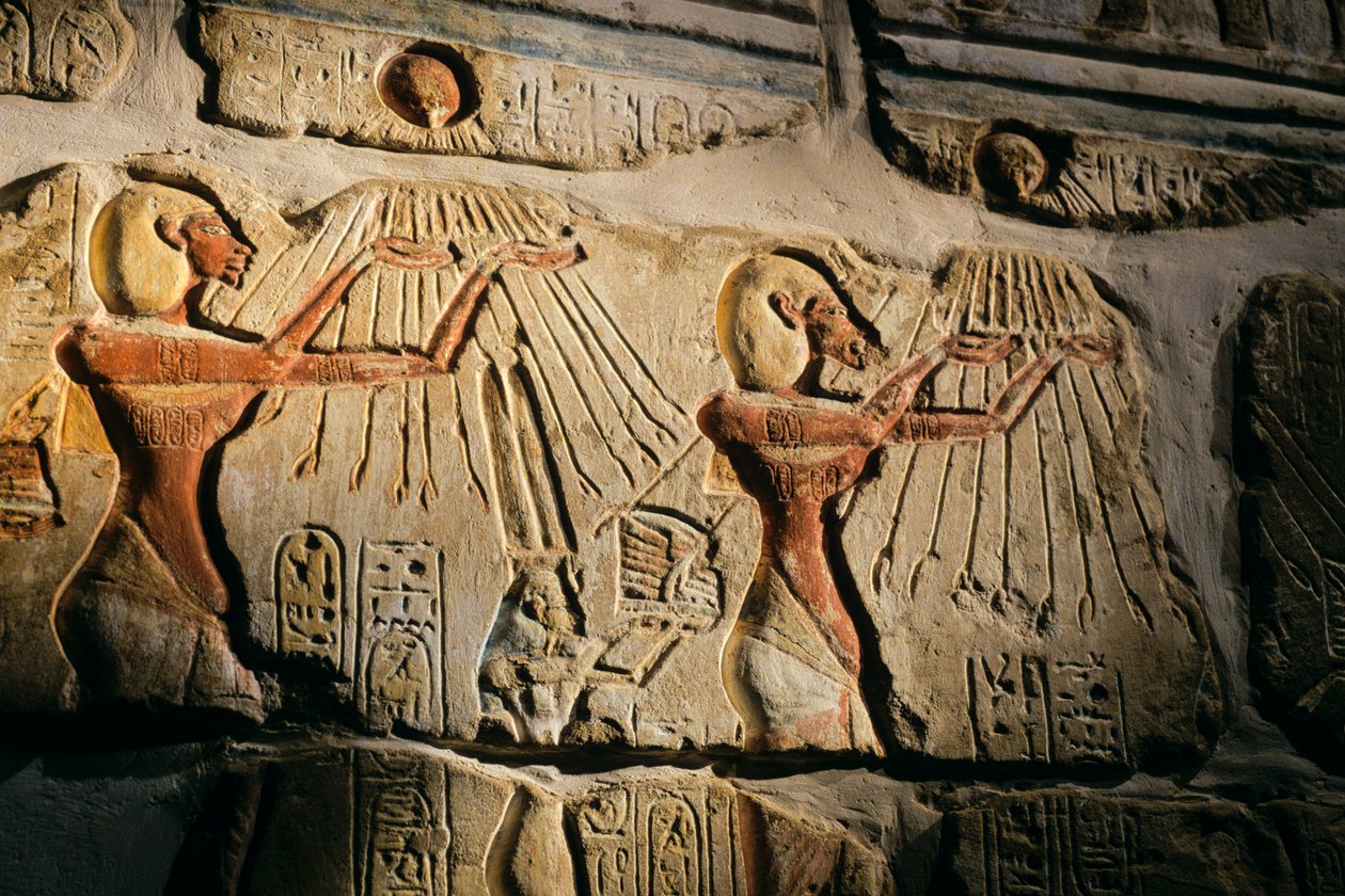 Egypt, Amarna, Archaeology, artifact, 18th dynasty, Akhenaten, Amenhotep IV, 2001 by Kenneth Garrett
