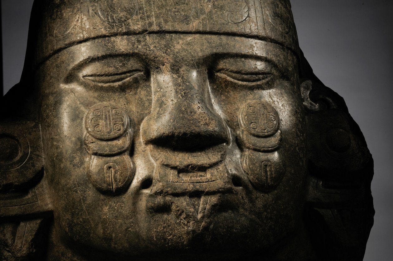 Greatest Aztecs, NMAH, Mexico City, Mexico, Green Stone, Coyolxauhqui Goddess, 2008 by Kenneth Garrett
