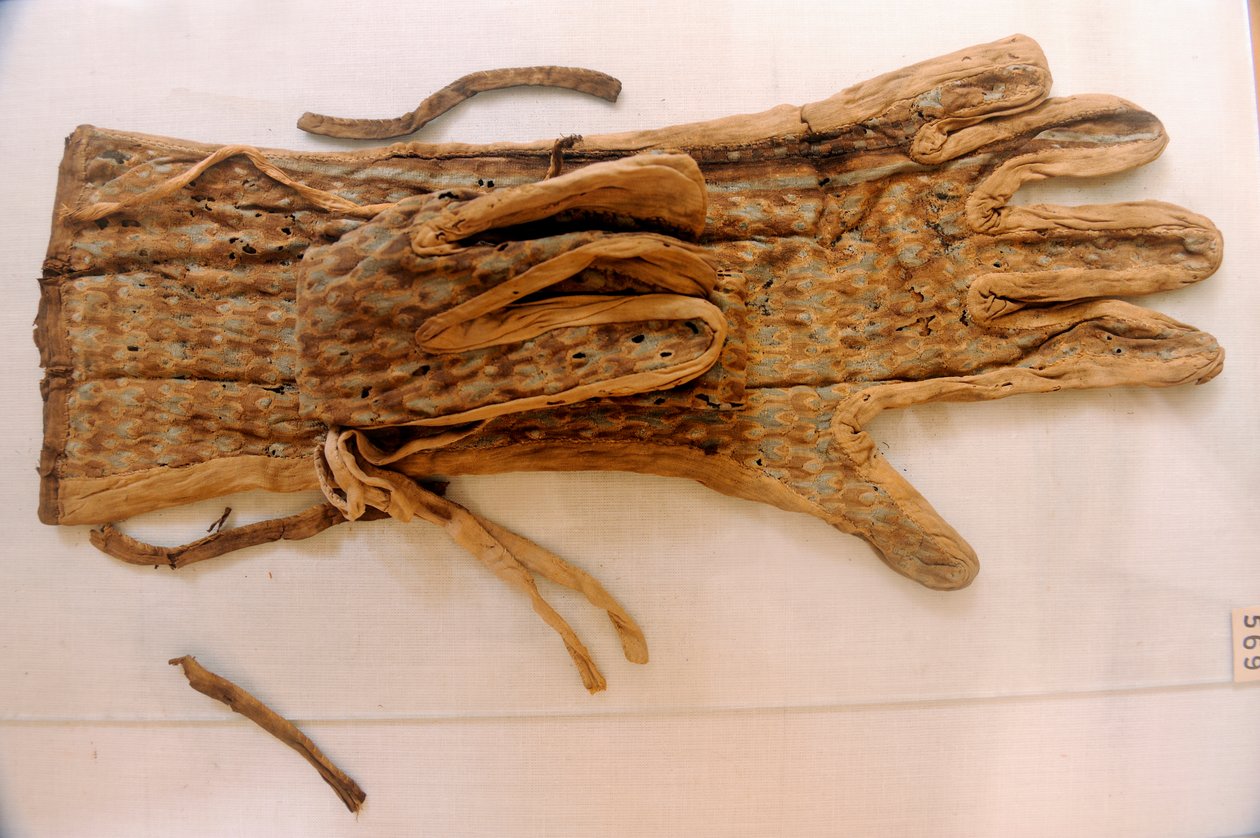 King Tut, Egypt, The Egyptian Museum, Cairo, Linen Gloves, JE62675, New Kingdom, 2005 by Kenneth Garrett