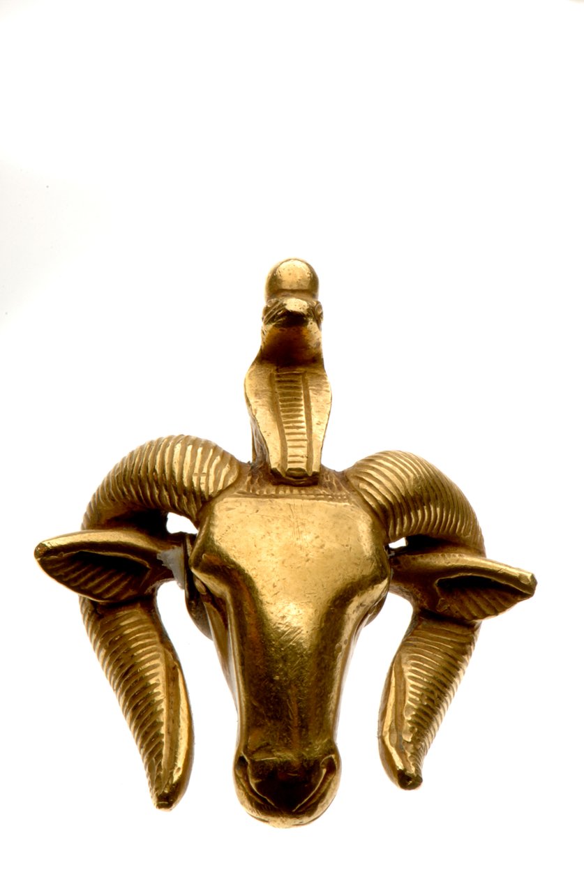 Metropolitan Museum, New York, Nubian Pharaohs, Gold Ram, 25th dynasty, Late Period, 2007 by Kenneth Garrett