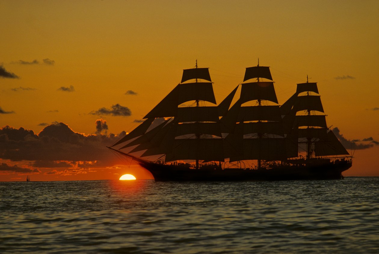Square Rigger; Dar Pomorza, Sail race, Operation Sail Tall Ships; Sail Training Association by Kenneth Garrett