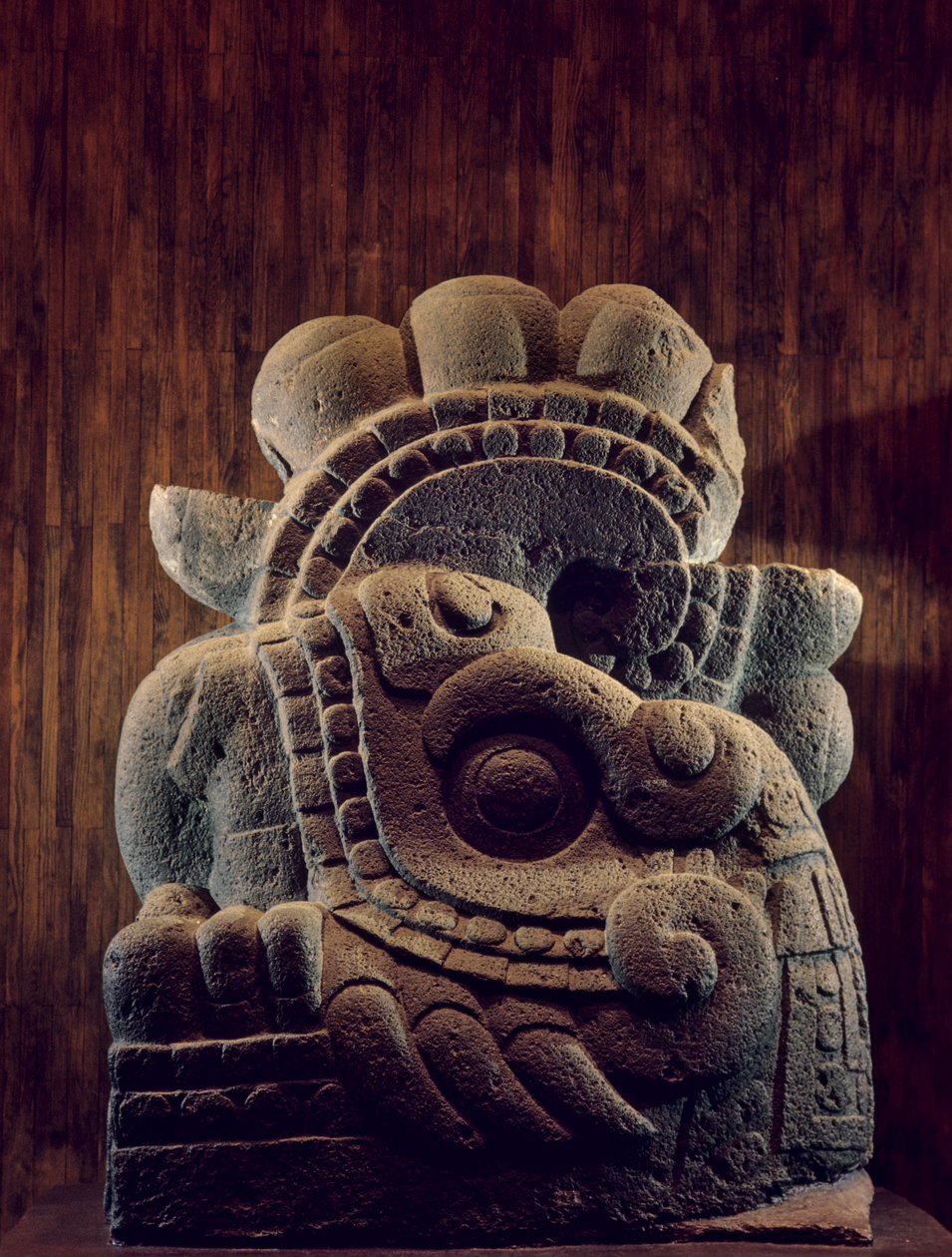 The fire serpent Xiucoatl, weapon of the god-sun Huitzilopochtli, 2010 by Kenneth Garrett